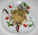 Spaghetti con vongole e moscardini
