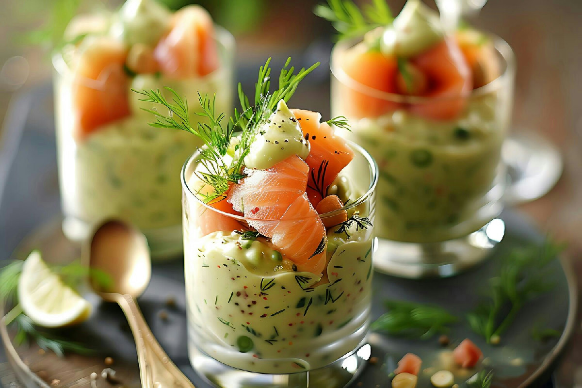 Cosa succede quando il salmone affumicato si sposa a una mousse di avocado vellutata e leggera